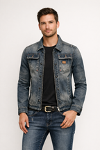 Legere Herren-Jeansjacke für den Frühling - Roberto