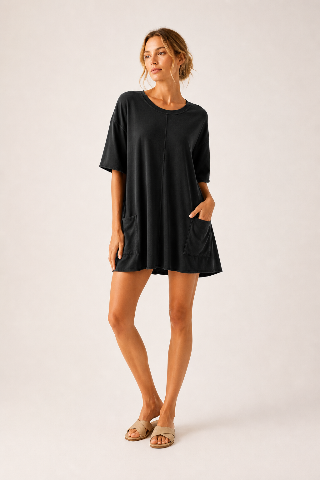 Jumpsuit kurzarm kurzarmige Frau - Hanneli