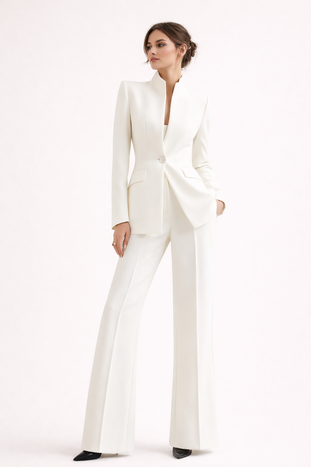Damenblazer, taillierter Blazer, elegante Schlaghosen - Rita