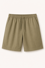 Herren Bermudashorts aus Leinen mit Gummizug - Levin