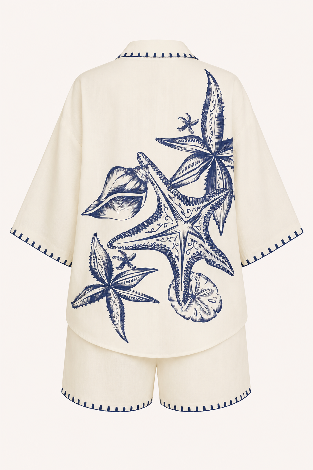 Mediterranes Print-Shirt für den Sommer in Übergröße - Lidia