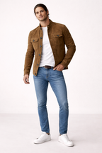 Herrenjacke im lässigen Stil mit bequemer Passform für die Übergangszeit - Klaus