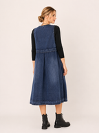 Jeans-Latzkleid mit lockerer Passform - Vici