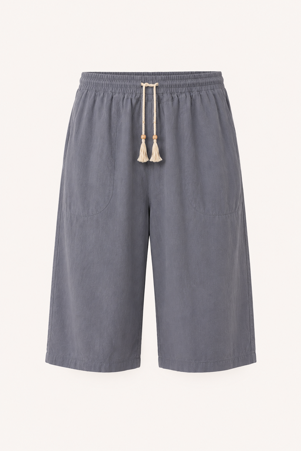 Herren-Cropped-Hose mit elastischem Bund und Kordelzug – Alfie
