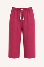 Herren-Cropped-Hose mit elastischem Bund und Kordelzug – Alfie