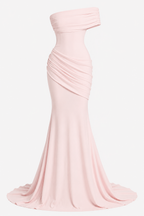 Langes schulterfreies Damenkleid in elegantem Party-Look - Aurelia