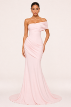 Langes schulterfreies Damenkleid in elegantem Party-Look - Aurelia