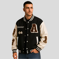 Herren Vintage-Jacke mit gestickten Aufnähern - Sam