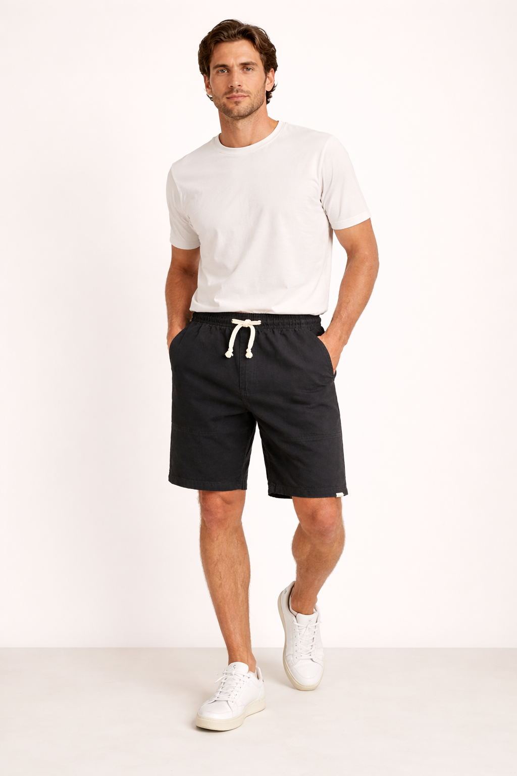 Herren Shorts mit Kordelzug und elastischer Taille - Jason