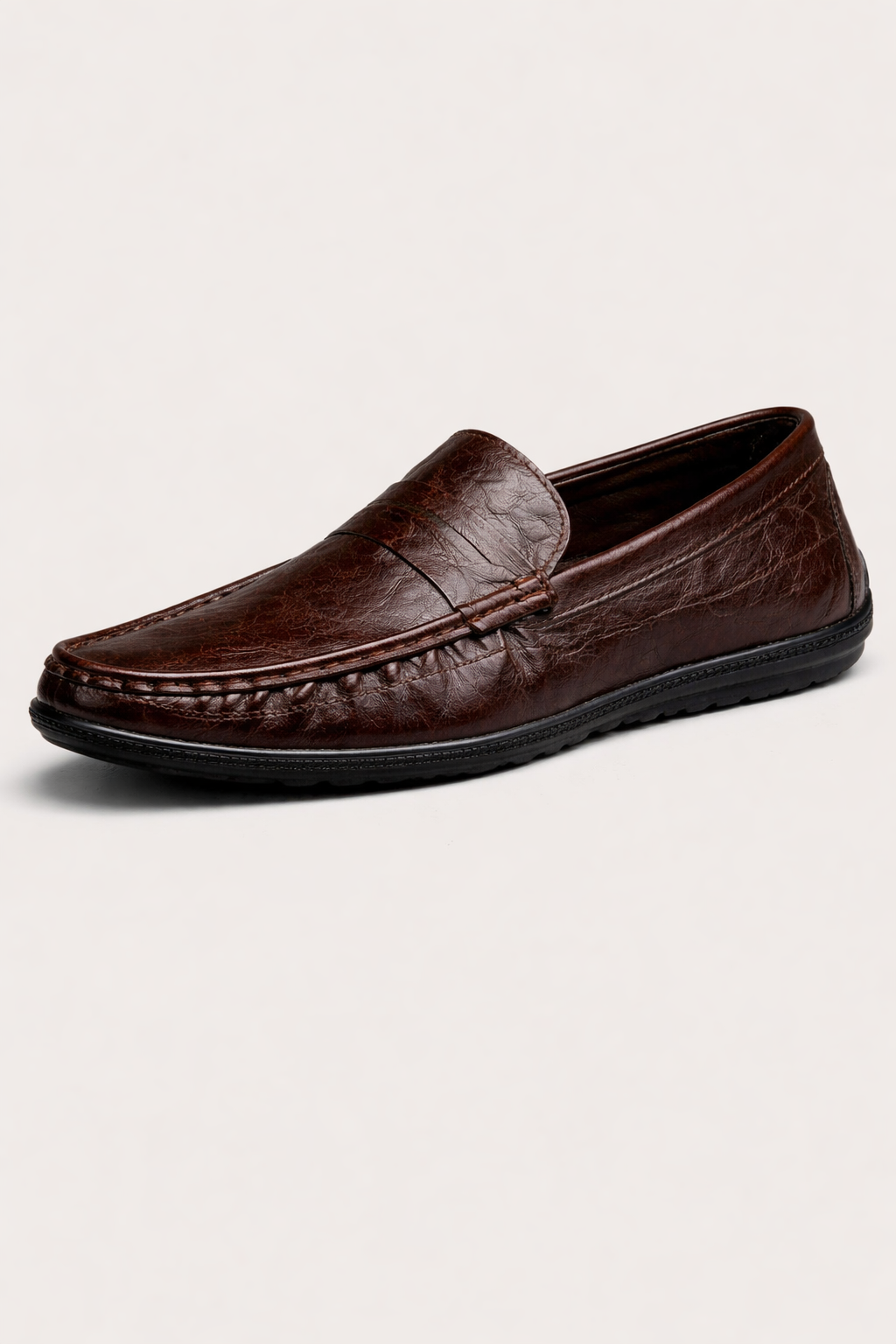 Herren Slipper mit glatter Oberfläche im klassischen Stil - Marco