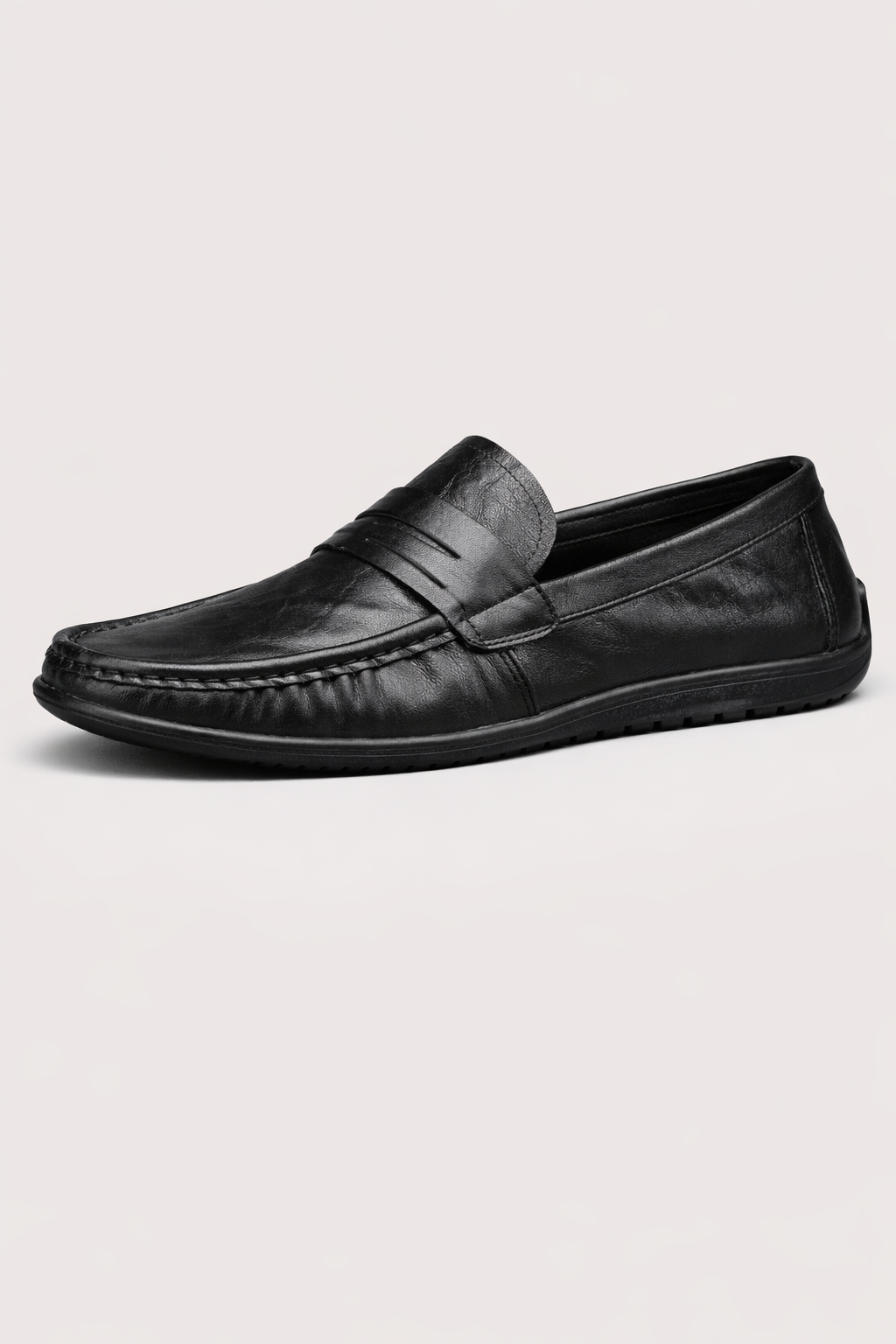 Herren Slipper mit glatter Oberfläche im klassischen Stil - Marco