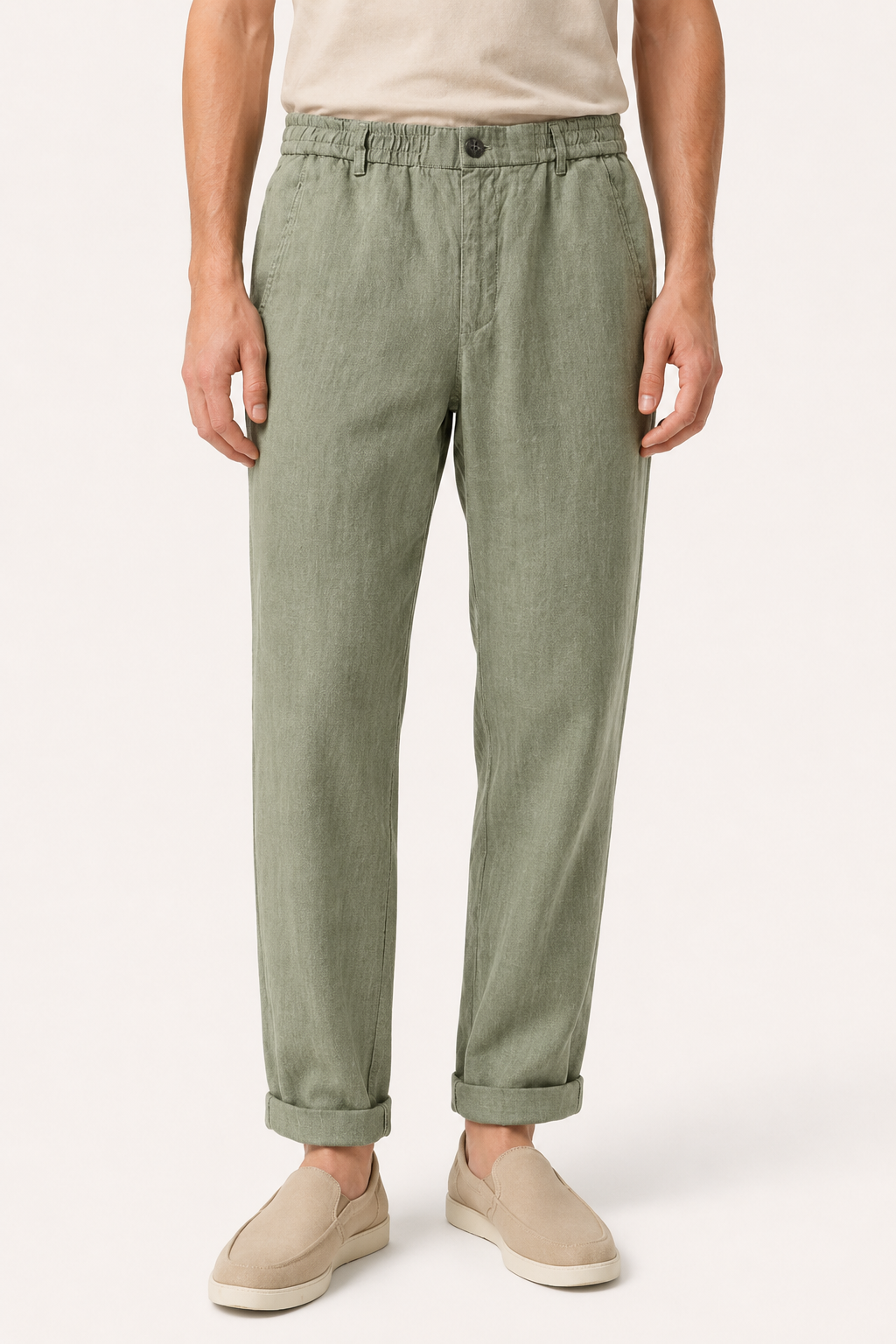 Leichte Leinenhose für Herren mit bequemer Passform - Matteo