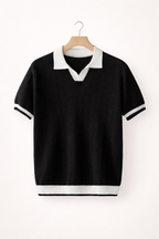 Kurzarm-Poloshirt mit klassischem Kragen für Herren - Arven