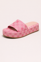 Bedruckte Plateausandalen für Damen - Valeria