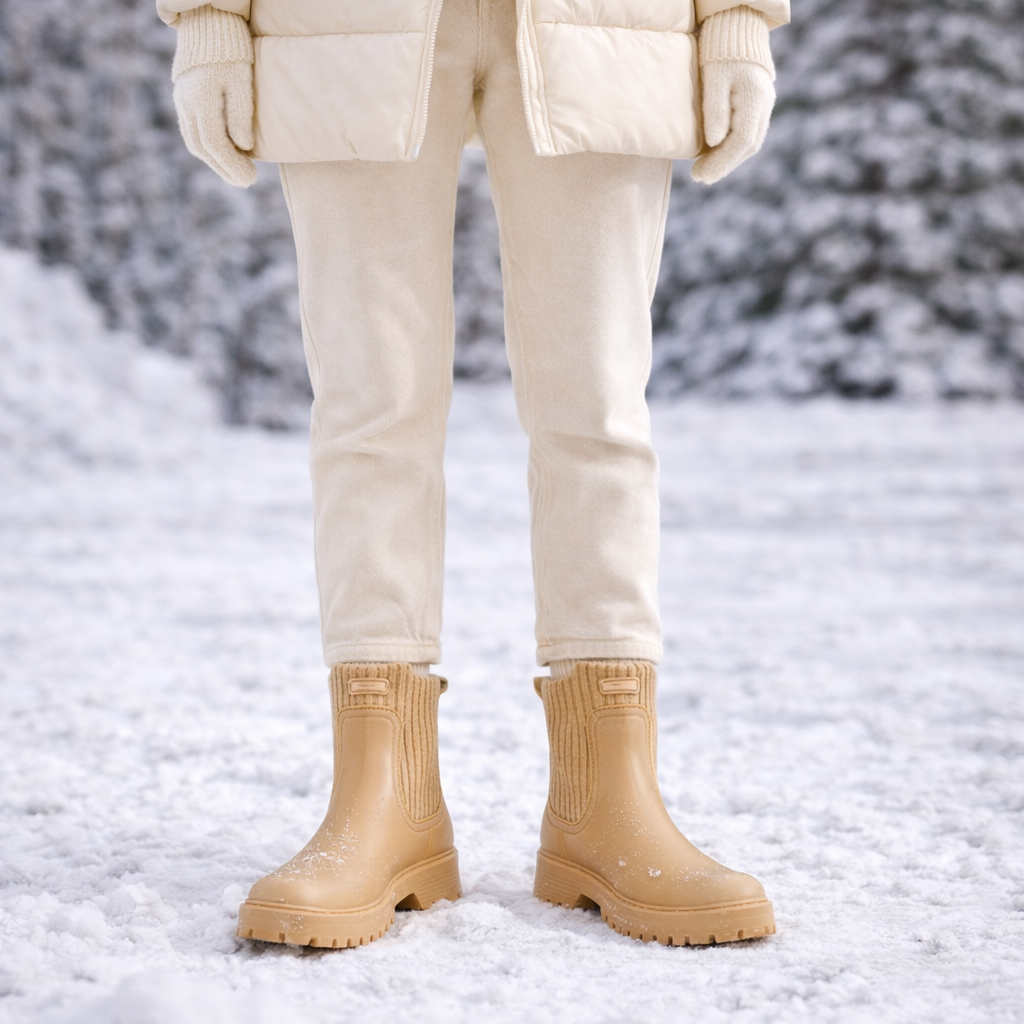 Wasserdichte, rutschfeste Damen-Regenstiefel - Lirena