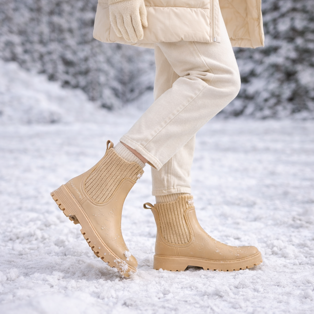 Wasserdichte, rutschfeste Damen-Regenstiefel - Lirena