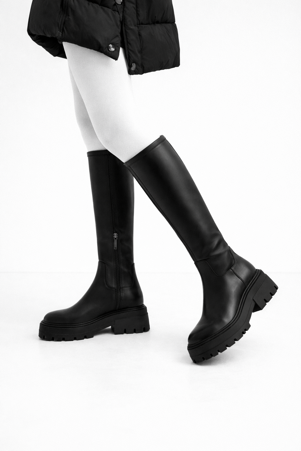 Hochhackige Plateaustiefel für Frauen - Kryndel
