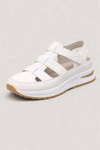 Orthopädische Damen-Komfort-Sandalen mit leichtem Keilabsatz - Vanne