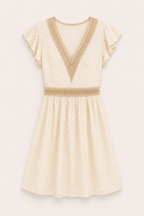 Boho-Sommerkleid für Damen mit kurzen Ärmeln – Maja