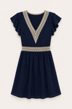 Boho-Sommerkleid für Damen mit kurzen Ärmeln – Maja