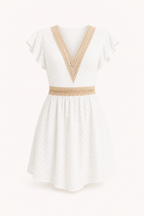 Boho-Sommerkleid für Damen mit kurzen Ärmeln – Maja