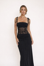 Langes Partykleid aus Spitze für Frauen - Rina