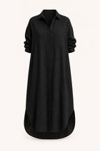 Langes Hemdblusenkleid für Frauen - Shanik