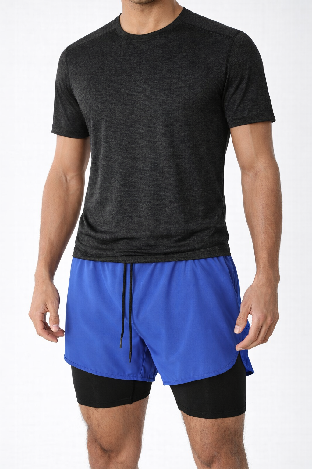 Dry Fit Sportshorts mit doppelter Innenschicht - Bjarn