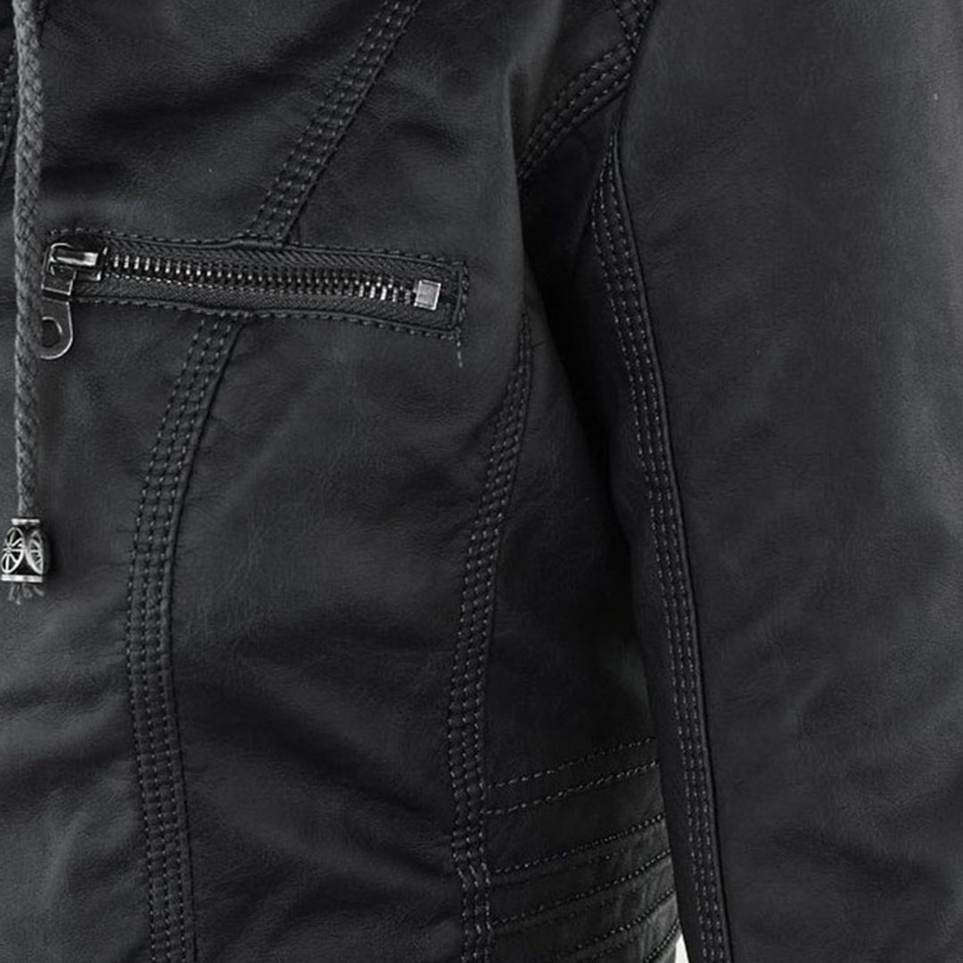 Lederjacke Damen robuste Eleganz mit Hochwertigem Leder für Stilbewusste Frauen und urbanem Look - Monika