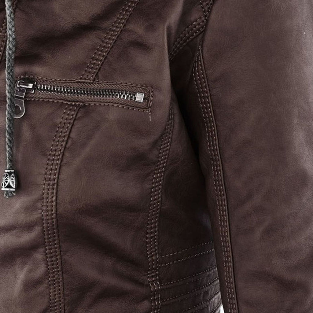 Lederjacke Damen robuste Eleganz mit Hochwertigem Leder für Stilbewusste Frauen und urbanem Look - Monika