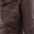 Lederjacke Damen robuste Eleganz mit Hochwertigem Leder für Stilbewusste Frauen und urbanem Look - Monika