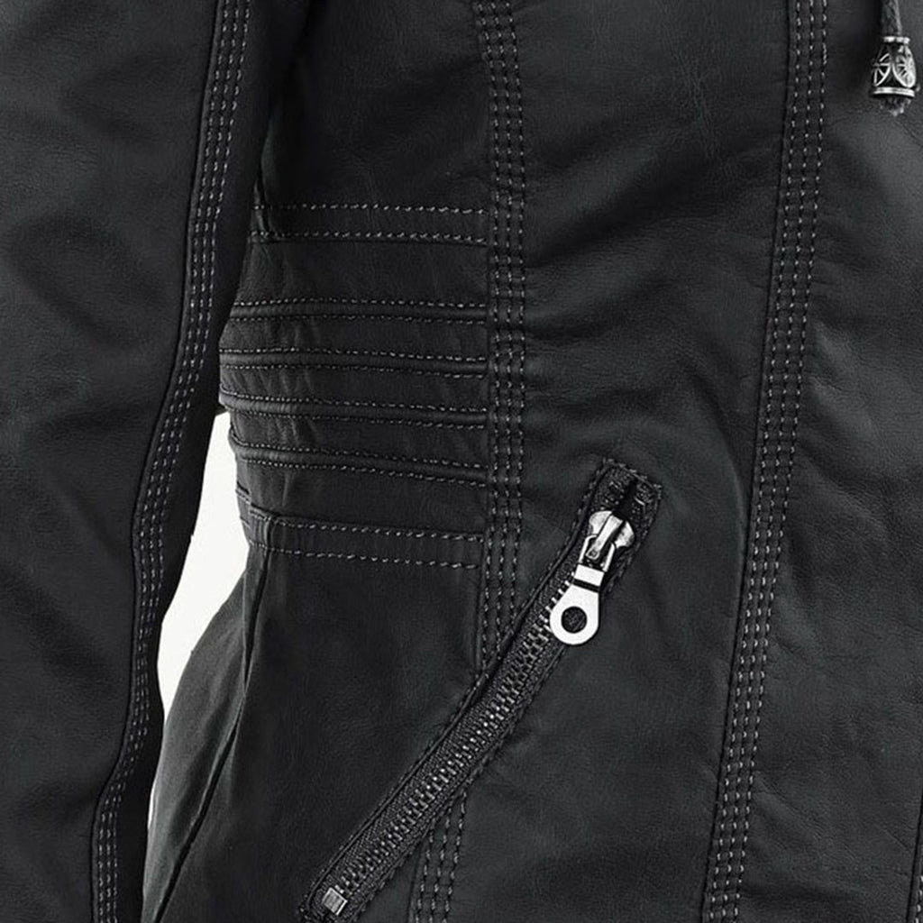 Lederjacke Damen robuste Eleganz mit Hochwertigem Leder für Stilbewusste Frauen und urbanem Look - Monika