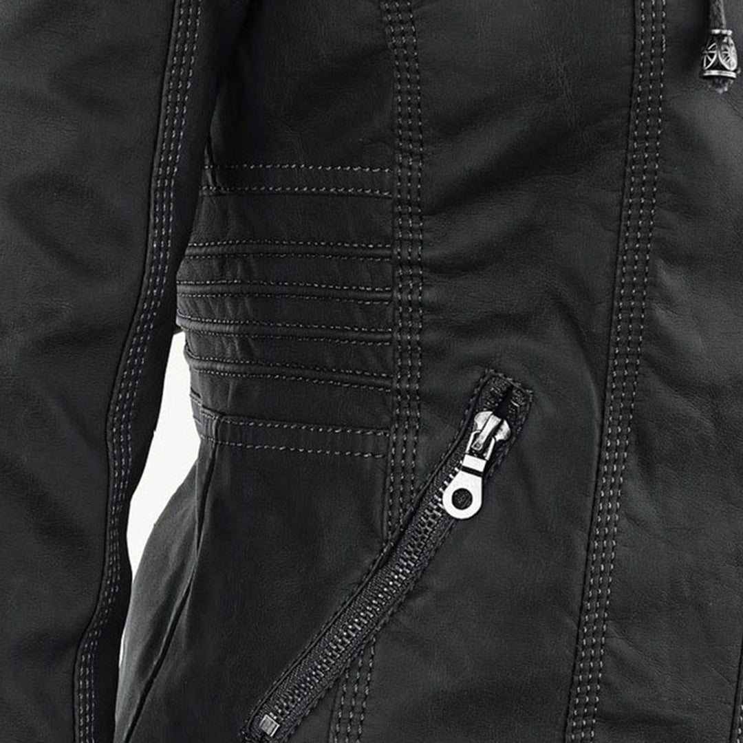 Lederjacke Damen robuste Eleganz mit Hochwertigem Leder für Stilbewusste Frauen und urbanem Look - Monika