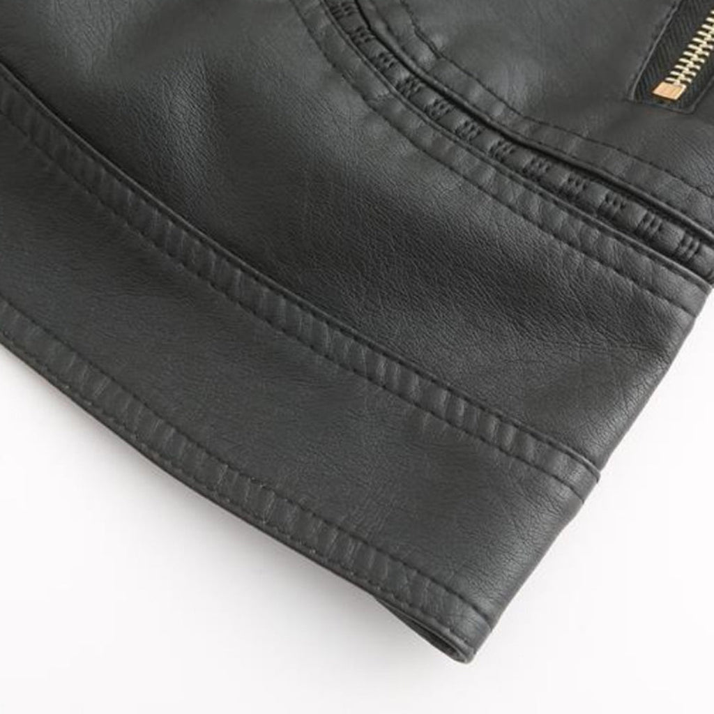 Stilvolle Lederjacke mit zeitlosem Design