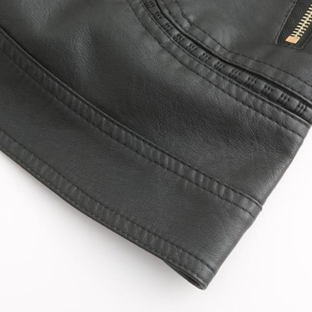 Stilvolle Lederjacke mit zeitlosem Design