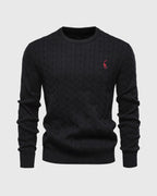 Geflochtener Strickpullover für Männer - Lioren