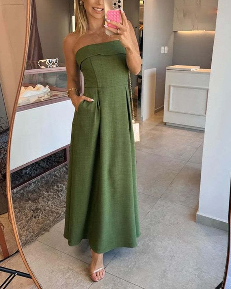 Ursula - Elegantes trägerloses Kleid