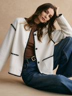 Damen-Fleecejacke mit Paspel - Annalise