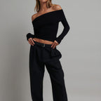 Elegantes langärmeliges Damen-Top - Hannah