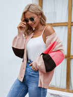 Damenstrickjacke mit Knöpfen - Coralie