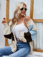 Damenstrickjacke mit Knöpfen - Coralie