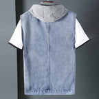 Reeves Denim Kapuzenweste