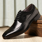 Klassische perforierte Oxford-Schuhe für Herren - Brevion