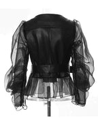 Lederjacke mit klassischer, vielseitiger Optik