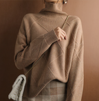 ELLIE - Langärmeliger Rollkragenpullover