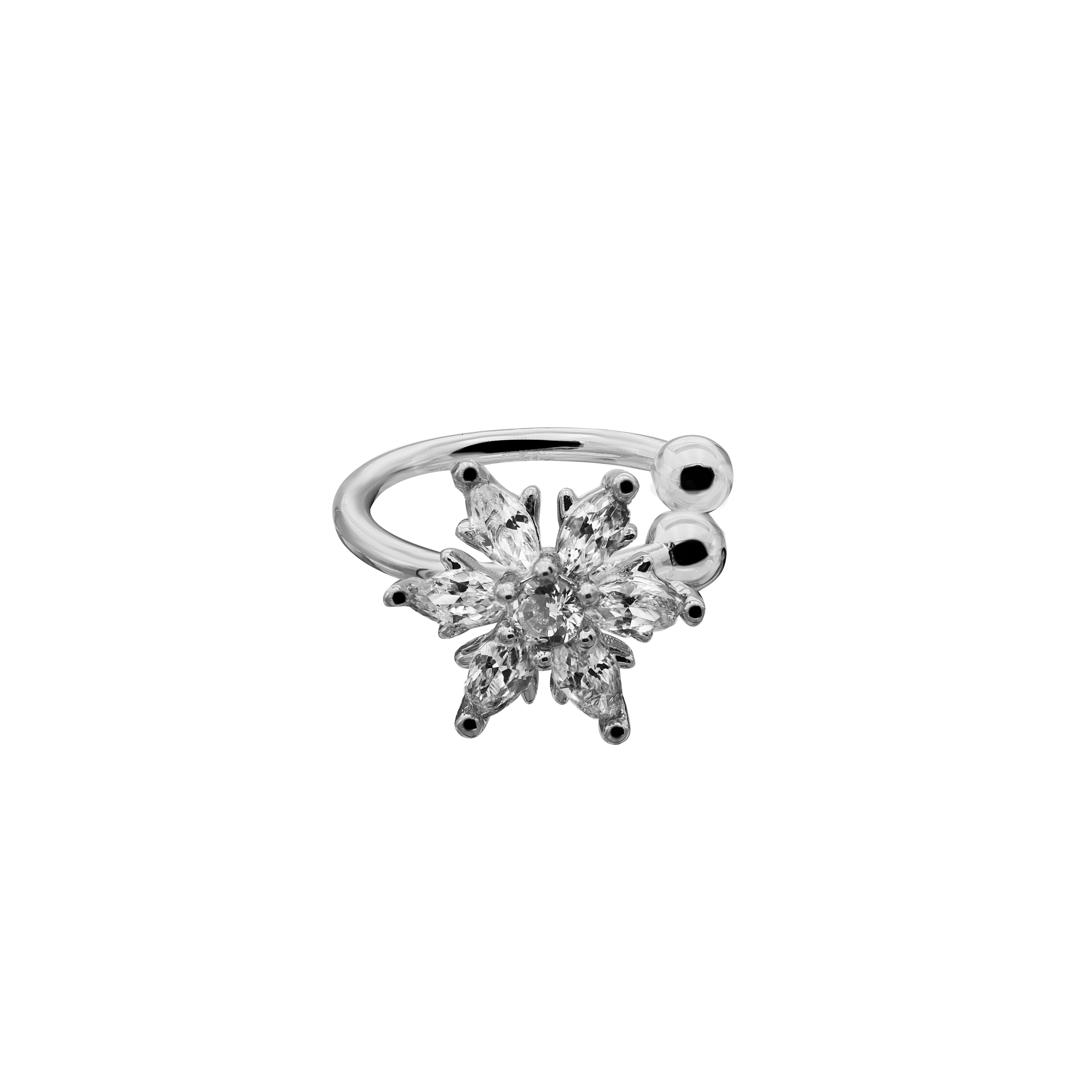 Blossom Earcuff 14K Vergoldet