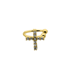 Glam Cross Earcuff 14K Vergoldet