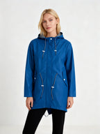 Wasserdichte Damenjacke in gerader Silhouette mit Kapuze - Alvindra