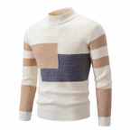 FRANCE - Gestrickter Patchwork-Pullover für Männer