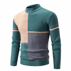 FRANCE - Gestrickter Patchwork-Pullover für Männer
